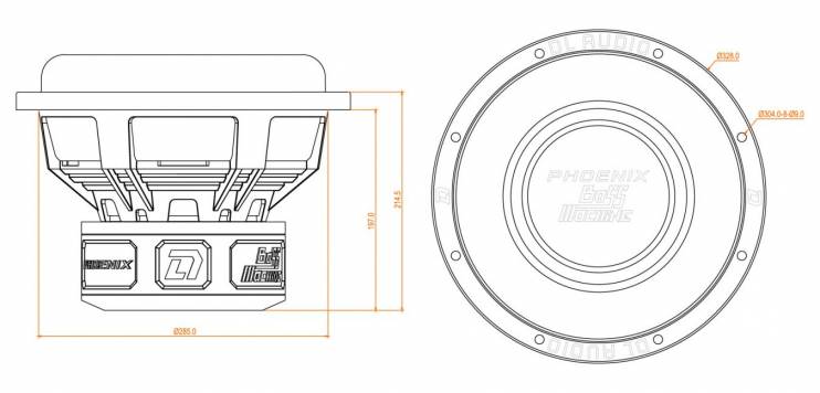 DL Audio Phoenix Bass Machine 12