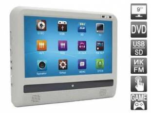 Навесной монитор на подголовник AVIS AVS0933T 9" c DVD (серый)