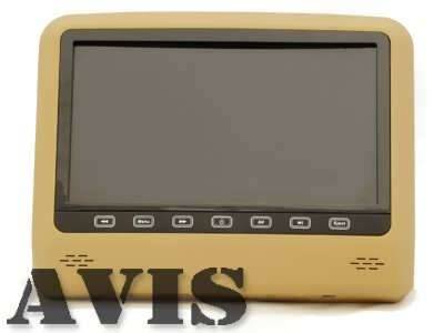 Навесной монитор на подголовник AVIS AVS0988T 9" c DVD (бежевый)