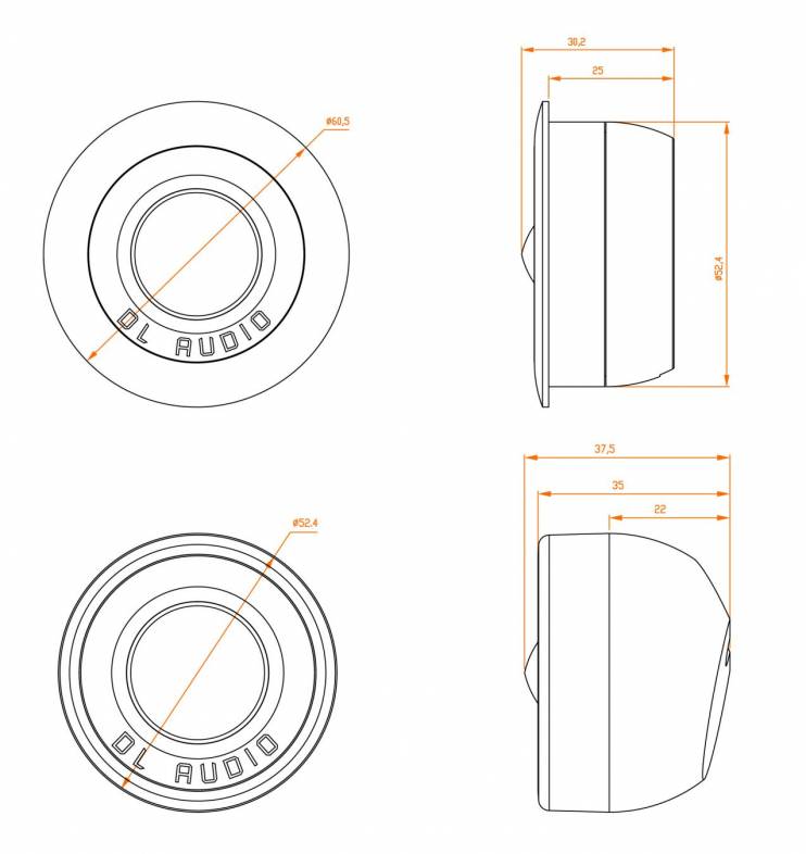 DL Audio Raven Easy Install Neo Tweeter